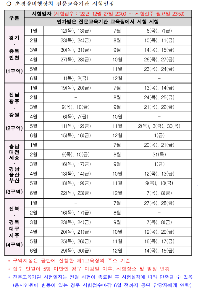 전문교육기관 시험일정.PNG